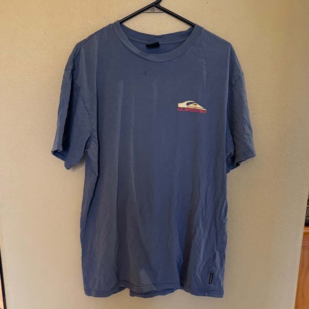 Quiksilver Classic Blue Short Sleeve Tee